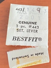 VINTAGE GENUINE K 2001 DETENT , SETTING LEVER, MIGHT BE BENT,FOR AUDEMARS PIQUET