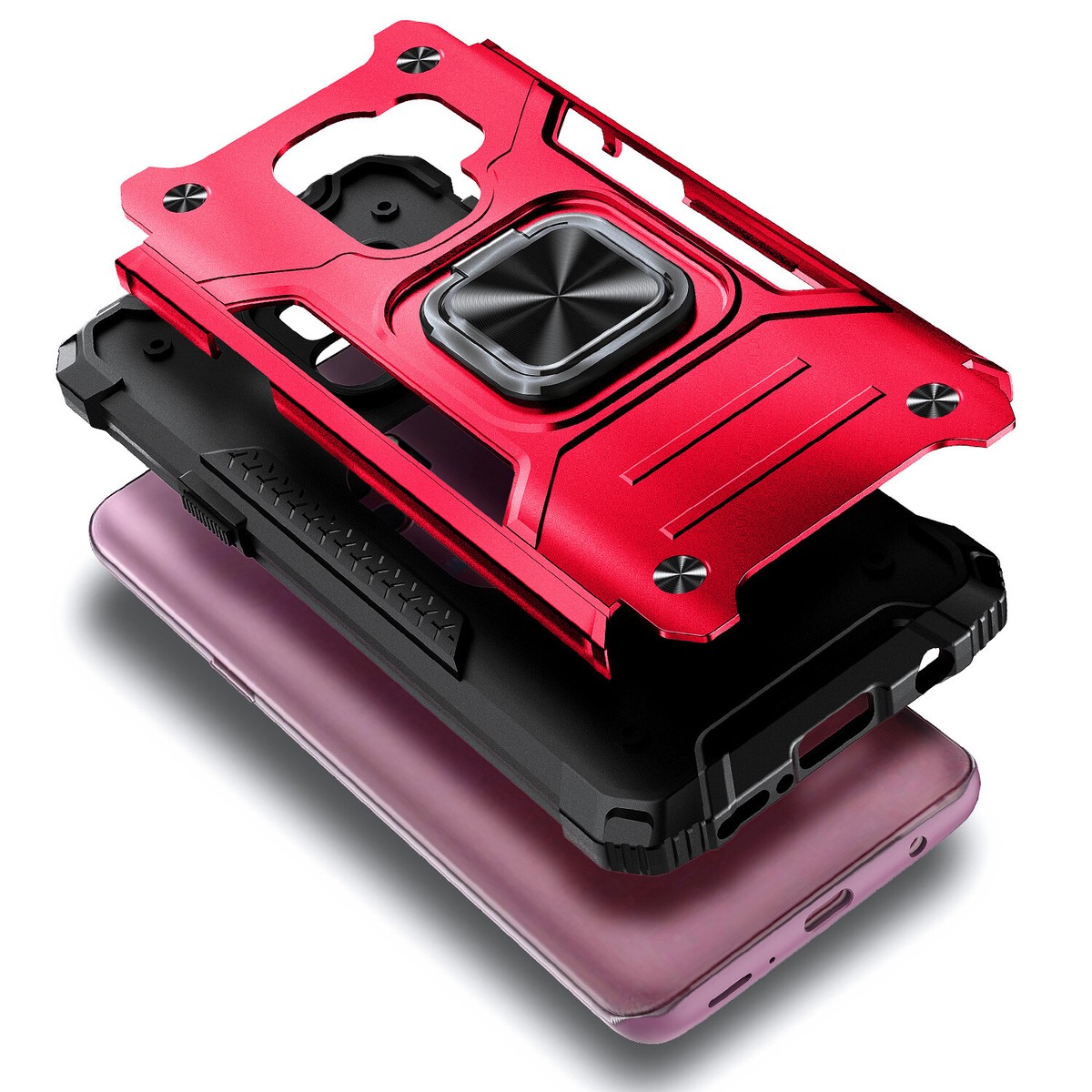 スマホアクセサリー Samsung s9 For Samsung Galaxy S9/S9 Plus Case Ring Stand Phone Cover