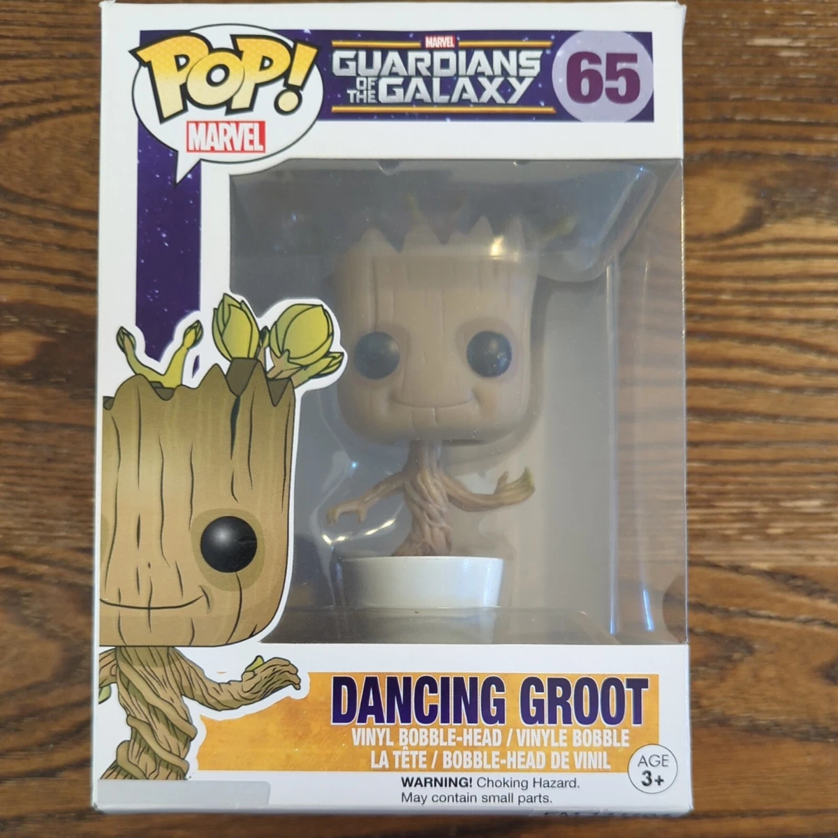 Funko POP! Vinyl Bobble Head Marvel: Guardians of the Galaxy Dancing Groot  Vinyl Collector Figure 65