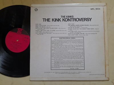 THE KINKS The Kink Kontroversy *1965 UK PYE MONO 1st PRESS VINYL