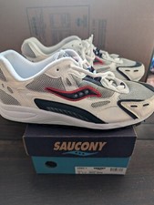 Vintage Saucony Jazz 6000 Men's UK Size 8.5 Trainers Deadstock Boxed Rare