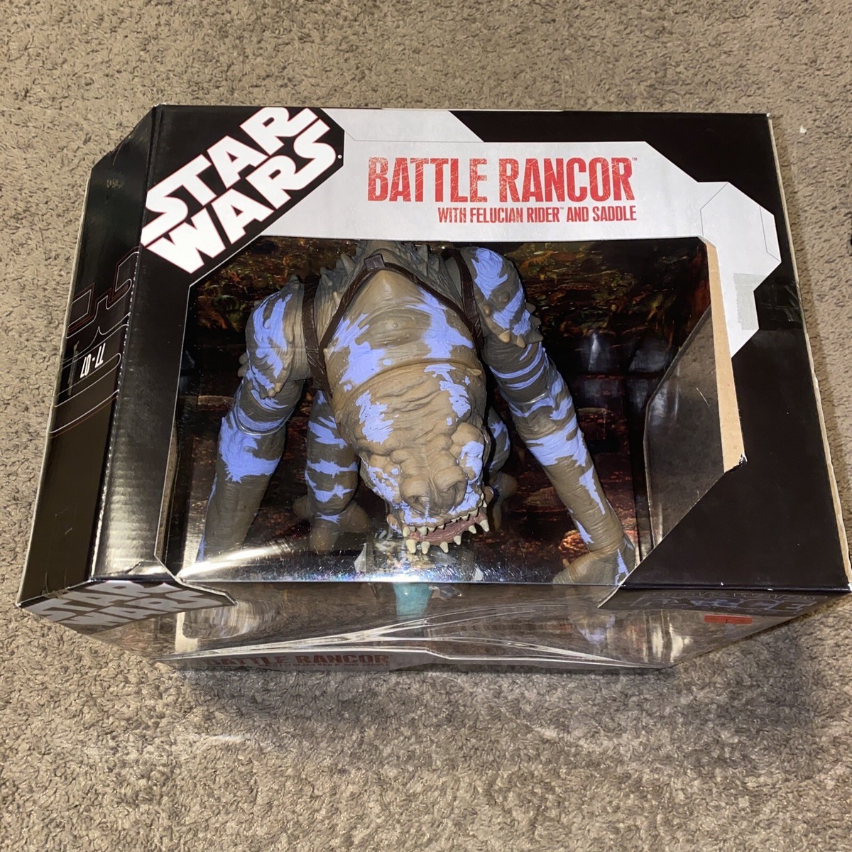 Hasbro Battle Rancor with Felucian Rider and Saddle Target