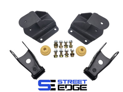 Street Edge 4'' Rear Shackle & Hanger Kit for94-99 Dodge Ram 1500 Extended Cab V8
