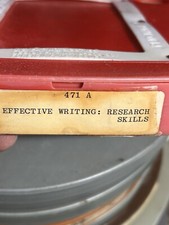 16MM FILM EDUCATIONAL FILM, Effective Writing: Research Skills