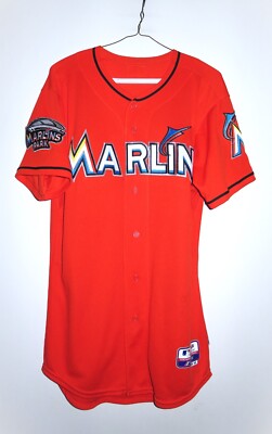 Authentic Majestic Miami Marlins Ichiro Suzuki #51 Cool Base
