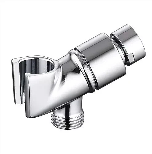 All Metal Shower Head Holder Shower Arm Holder for Handheld Shower Head Adjust