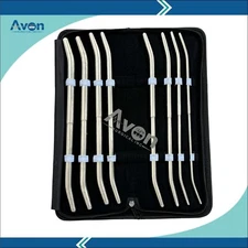 NEW PREMIUM GERMAN GRADE PRATT DILATOR SOUNDS 8/SET SURGICAL MEDICAL INSTRUMENTS