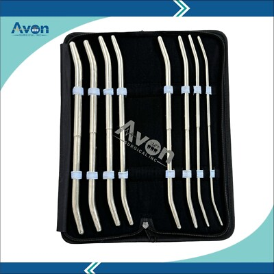 #ad NEW PREMIUM GERMAN GRADE PRATT DILATOR SOUNDS 8 SET SURGICAL MEDICAL INSTRUMENTS $26.44