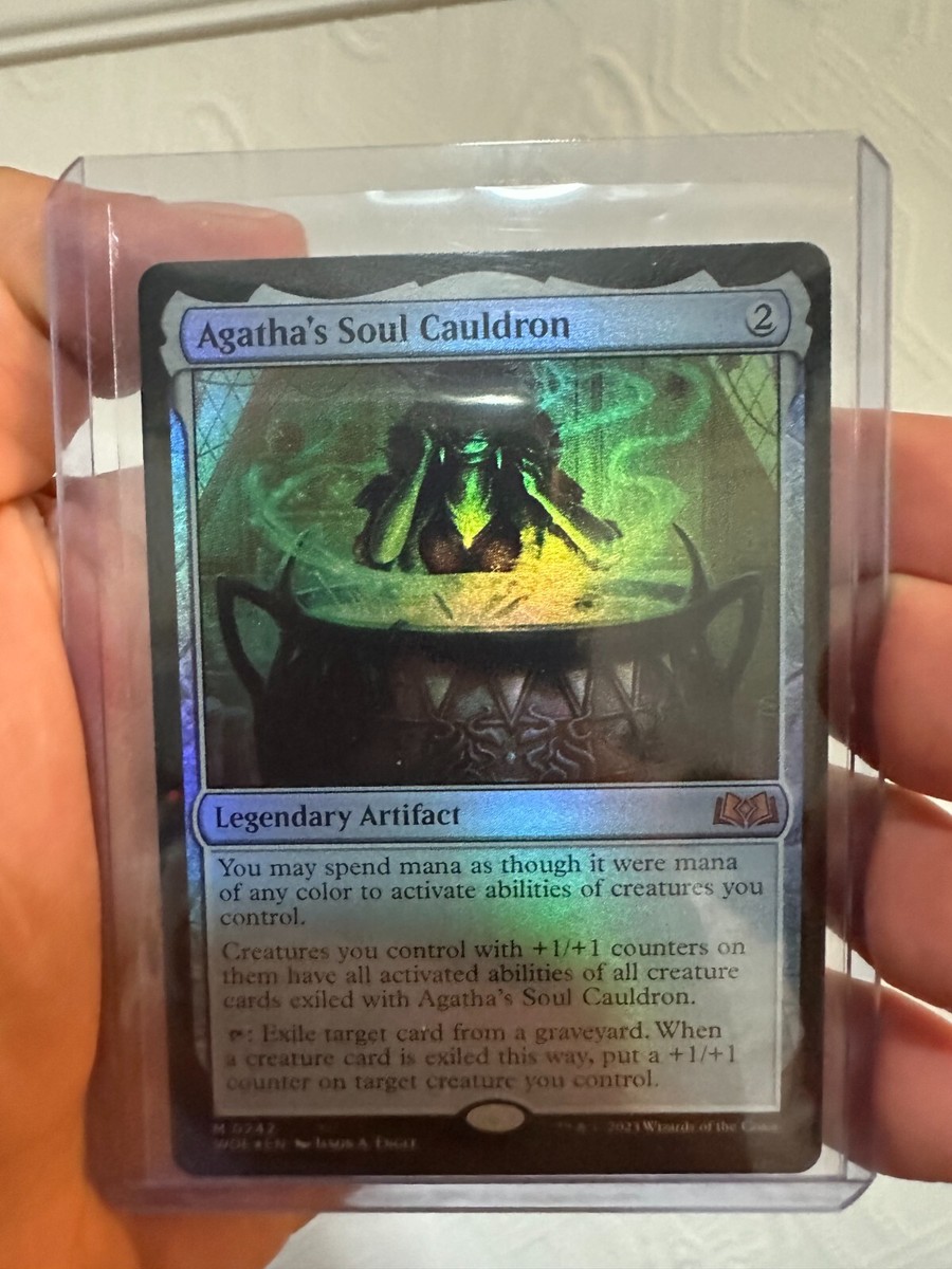 MTG Agatha's Soul Cauldron Wilds of Eldraine Legendary NM