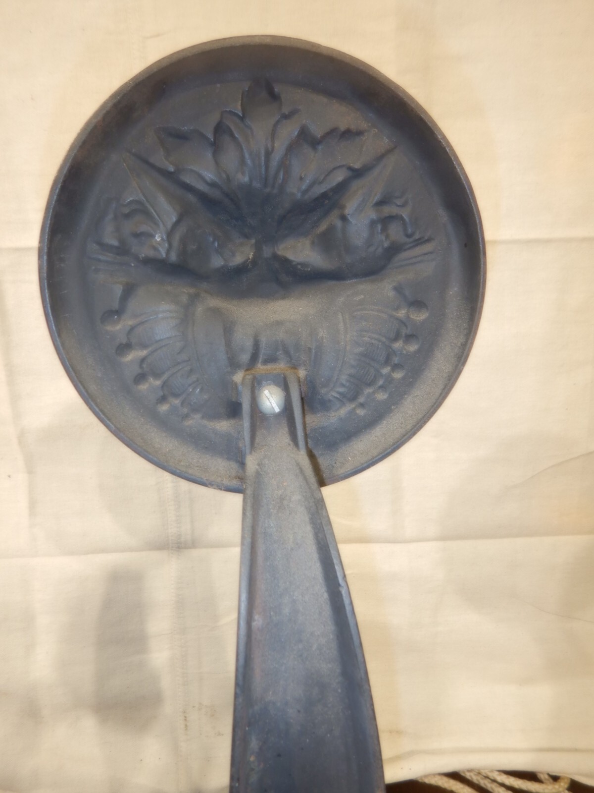 Antique Art Nouveau Gothic Dragon Bradley Hubbard Cast Iron Fireplace Andirons 