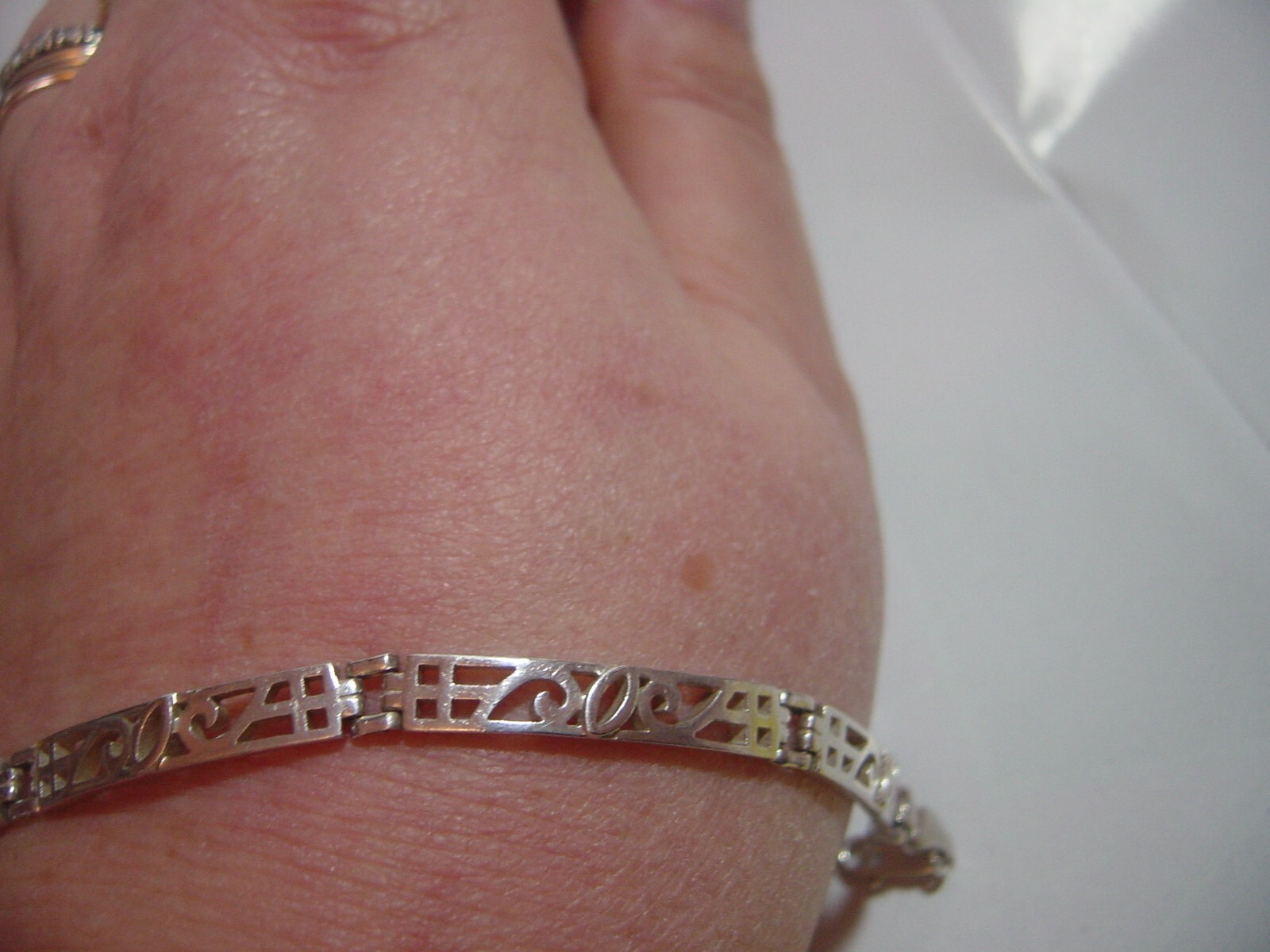 Beautiful Vintage Solid Silver Bracelet–mackintos… - image 10