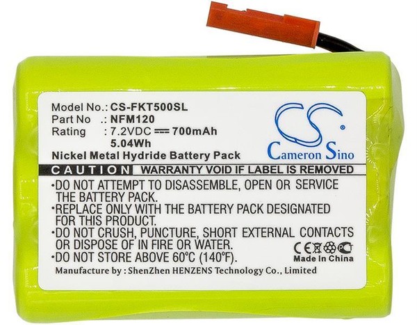 Ersatzakku - CS-FKT500SL - Fluke FT500 / NFM120 - 7,2 Volt 700Mah Ni-Mh-image
