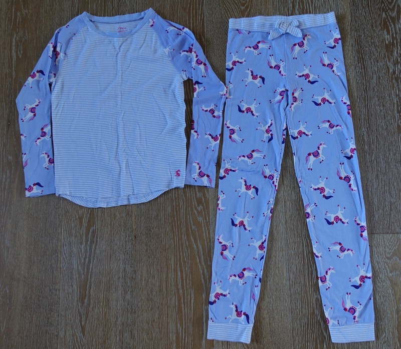 Joules Girls Horse print Pajama Size 11-12 EUC