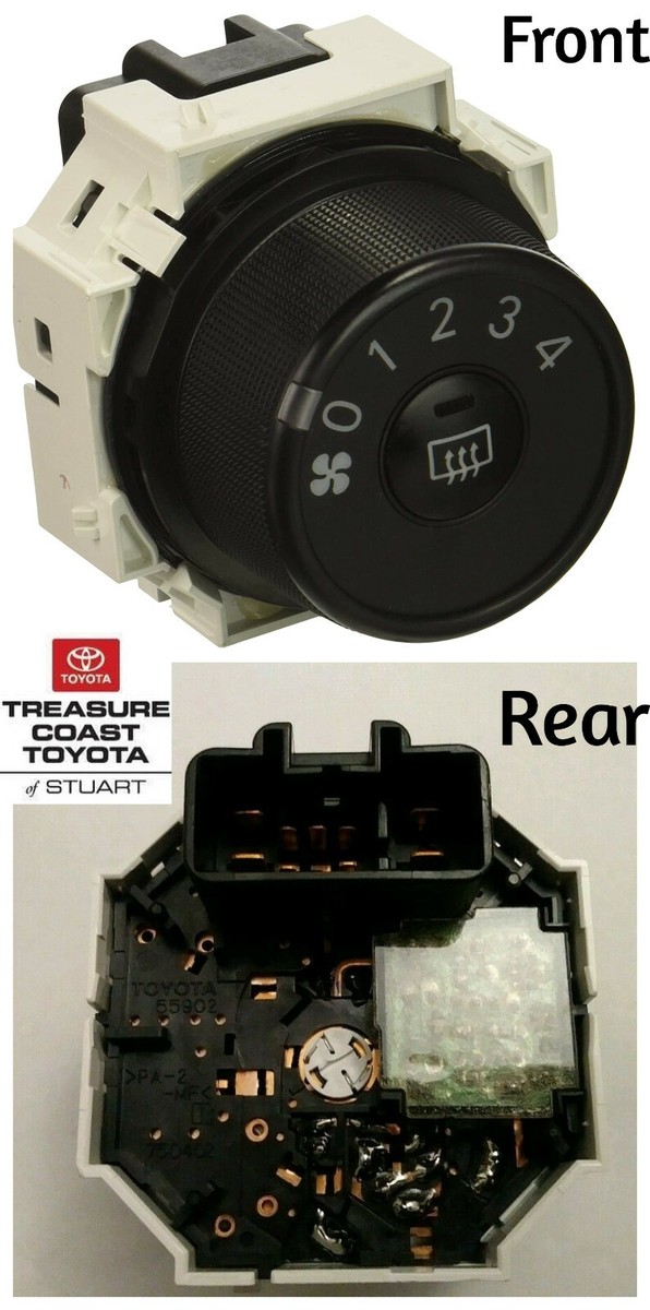 Toyota Yaris Hvac Blower Control Switch - 5590252170 | Toyota South