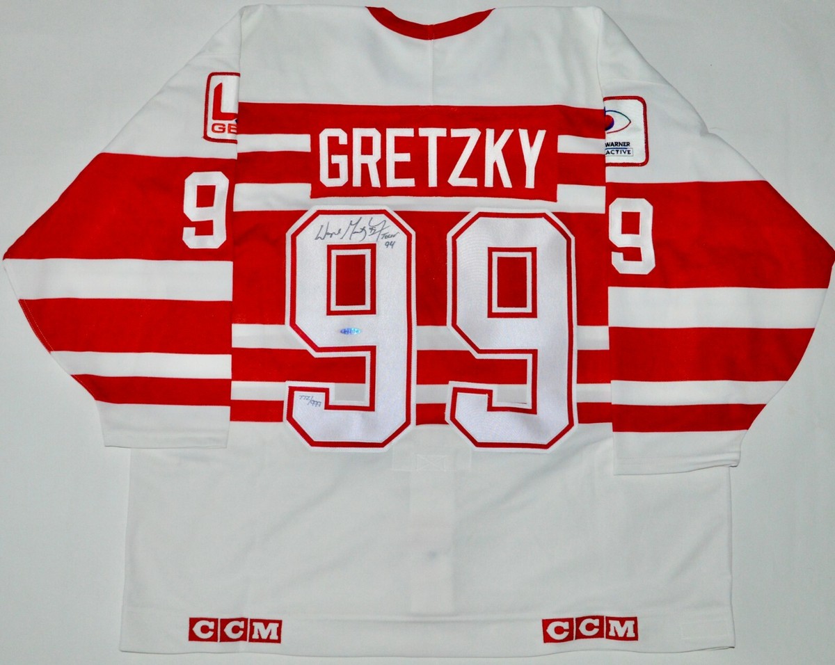 AUTO UDA LE999 WAYNE GRETZKY NHLPA TOUR '94 JERSEY | eBay