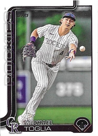 2025 Topps Baseball #48 - Michael Toglia - Colorado Rockies