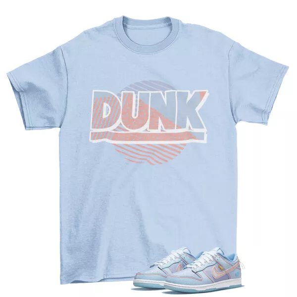 Dunk Pattern Shirt Blue to Match Union Nike Dunk Low Argon / DJ9649-400