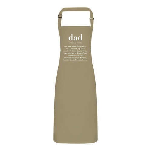 Delantal papá - papá. Significado divertido de definición de diccionario. Correa ajustable. Chef - Imagen 10 de 15