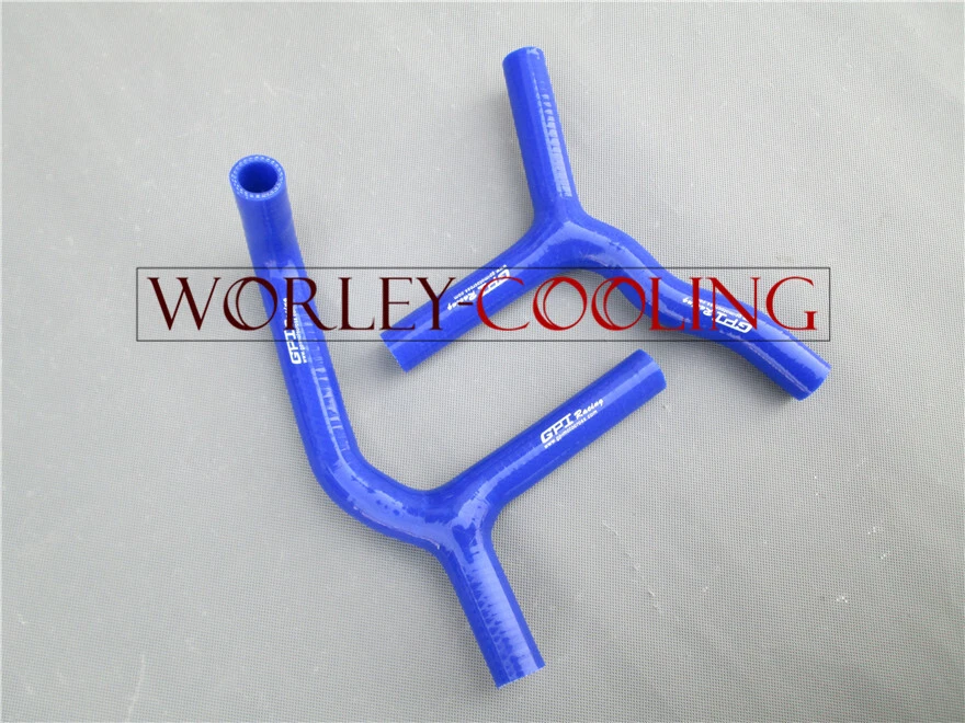 FOR KTM 85SX 2003 2004 2005 2006 2007 2008 silicone RADIATOR HOSE BLUE brand new Foto 2 de 4
