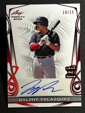 2023 Leaf Trinity ROOKIE AUTO Ralphy Velazquez 14/15