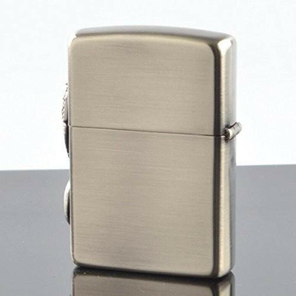 Zippo Oile Lighter Dragon Silver Nickel 2 Sides 3D Zippo Oile Lighter Dragon Silver Nickel 2 Sides 3D