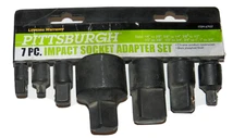 pittsburgh 7pc impact socket adapter set
