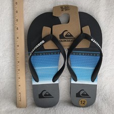 Zedzzz Men's Lewis Striped Twin Gusset Slippers - Navy/Grey, Size 13 US