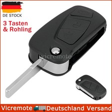 3 Tasten Klapp Schlüssel Gehäuse für Ford Ka RU8 2008-2016 Fernbedienung Rohling