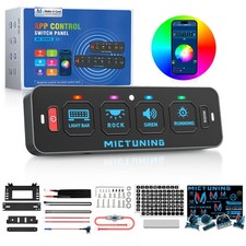 4 Gang Bluetooth Switch Panel 12v 24v LED Lig...