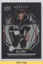2022-23 Upper Deck Allure Rookies Black Rainbow Jordan Spence #109 READ kr0