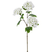 Kunstblume Schneeballzweig, 2Er Set, Farbe Weiß, HöHe Ca. 82 Cm