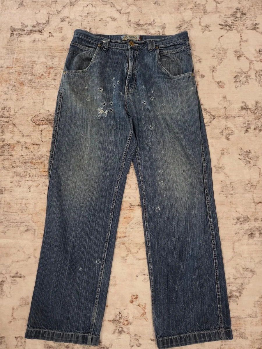 Indigo 30 Cotton Blue Jeans for Men for sale | eBay