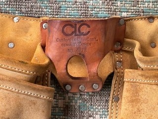 Vintage Custom LeatherCraft Tool Pouch Belt No. 427X 44” Adjustable
