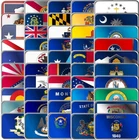 1 oz United States Flags Series - All 50 States - Full Color .999 Silver Bars