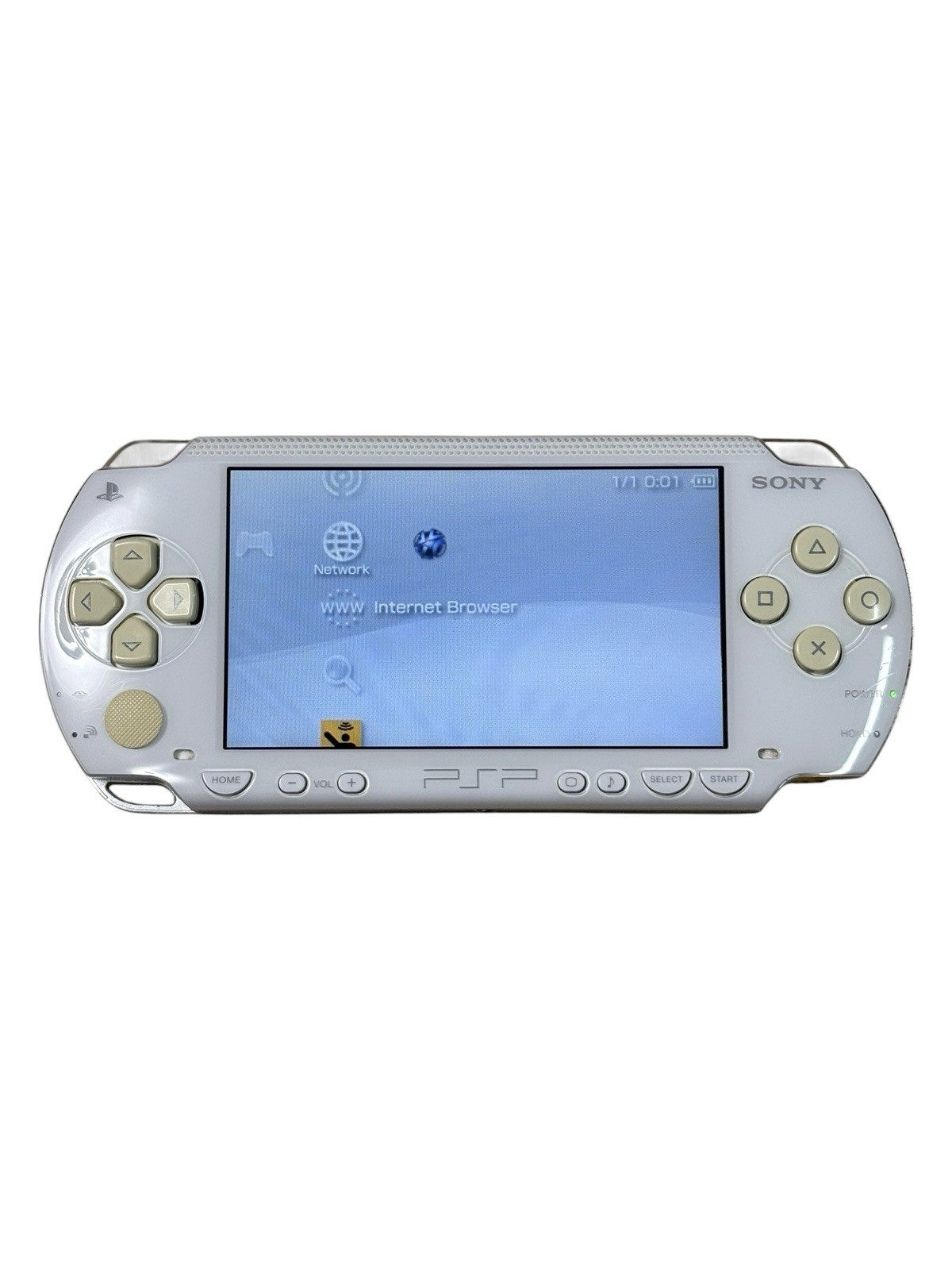 Sony PSP 1000 Ceramic White Handheld Console PSP-1000 Region Free Tested