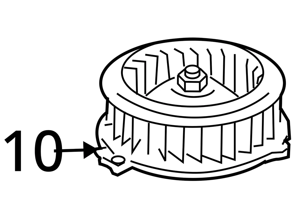 Motor soplador Mitsubishi Galant 2012 aire acondicionado tracción delantera 2,40 L 94000 millas fabricante de equipos originales usado Foto 4 de 4