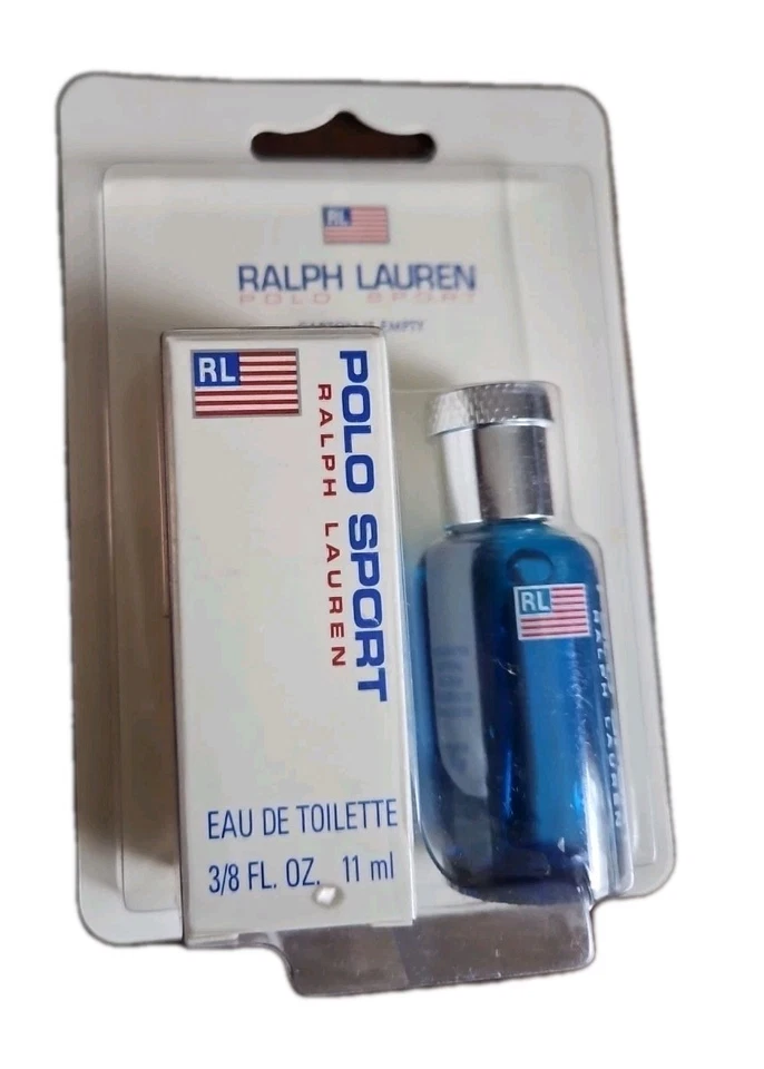 Mini perfume Polo Sport de Ralph Lauren 3/8 oz 11 ml EDT Splash para hombre talla de viaje Foto 2 de 3