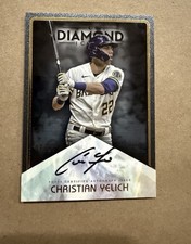 2023 Topps Diamond Icons CHRISTIAN YELICH On Card Auto #7/10 Brewers SSP #AC-CYE