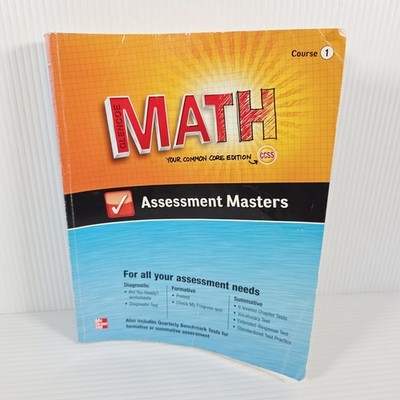 Glencoe Math, Course 1, Assessment Masters (MATH APPLIC & CONN CRSE - Book 