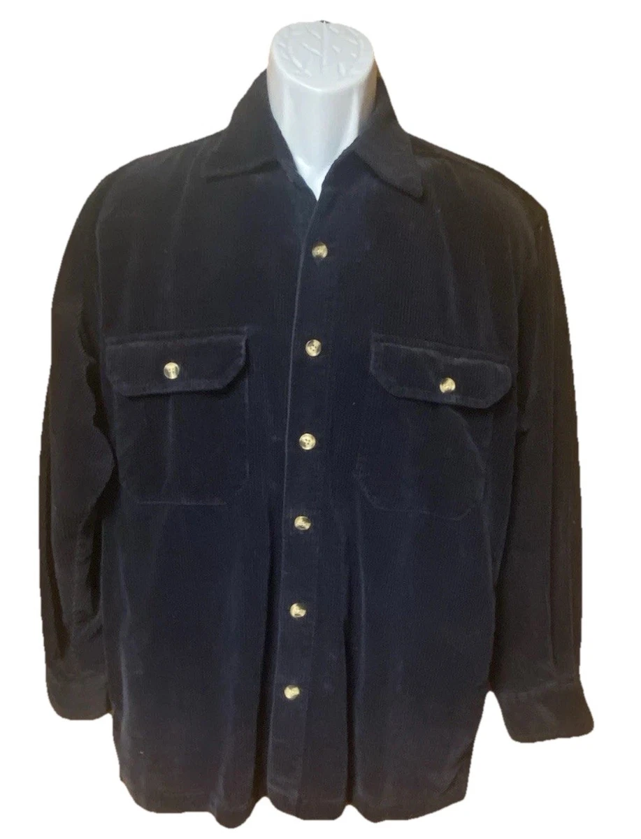 Long Sleeve Button-Front 1990s Vintage Casual Shirts for Men for
