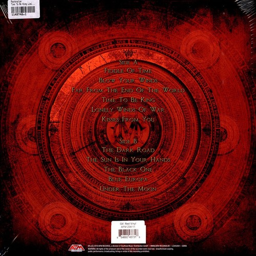 Masterplan - Time To Be King Limited Red Vinyl Edition (2022 - EU - Original) - Bild 2 von 2