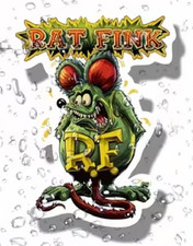 Rat Fink Ratrod Hot Rod Sticker Decal Rat Fink Ratrod Hot Rod Sticker Decal