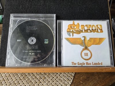 Saxon The Eagle Has Landed III CD and To Hell And Back DVD (2 Disc Set) Rare!!!!