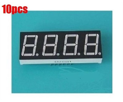 10pcs common anode 0.56in. Red Led 4Bit Digital Tube New Ic rq #zv