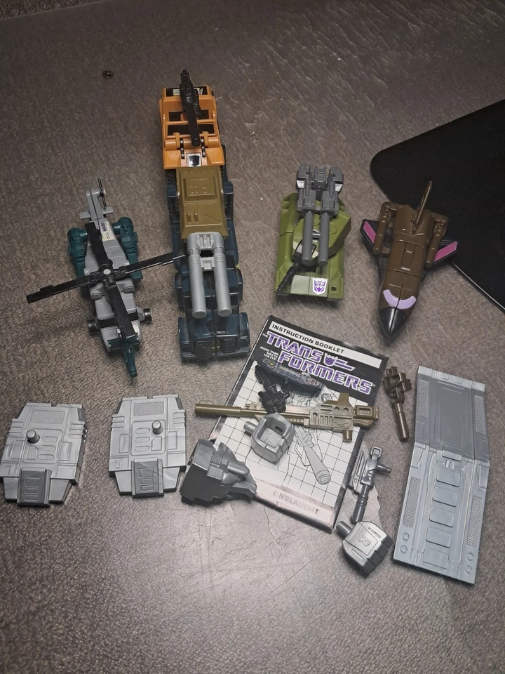 Transformers G1 BRUTICAS (ONSLAUGHT, BRAWL, VORTEX, SWINDLE, BLAST OFF) - image 2 of 4
