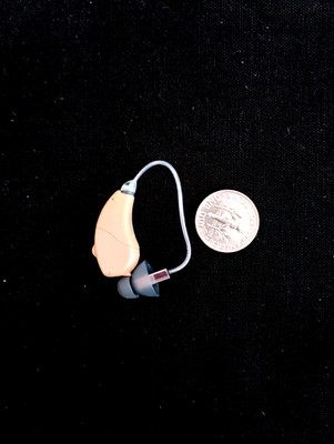 NEW programmable  mini DIGITAL RIC HEARING AID mild/serious  left ear 4 programs