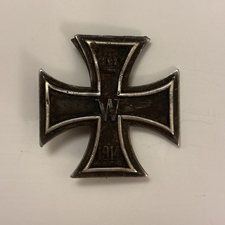WW1 imperial German Prussian EK1 iron cross medal