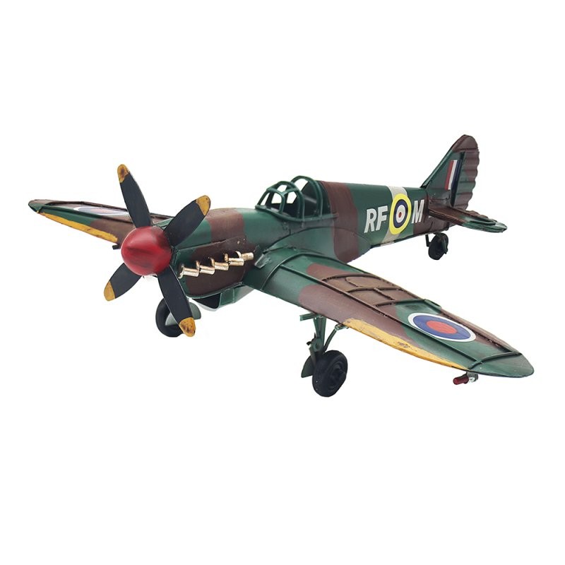 Miniature Jet Vintage Toy Ornament Figurine Collectible Decor Airplane Display
