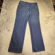 Vintage Wrangler Jeans Mens 33x29 Blue Denim Straight Leg Classic 5-Pocket