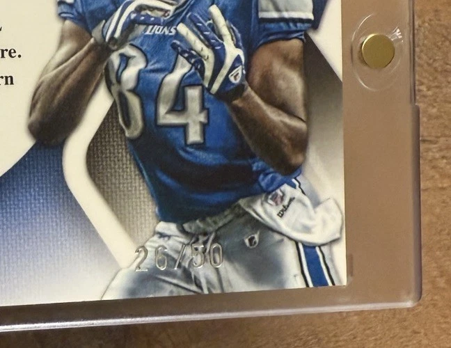 2009 National Treasures Brandon Pettigrew Rookie Colossal Jersey Logo Shield /50 - Image 2 of 3